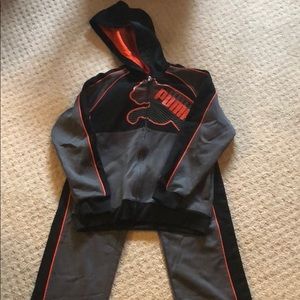 Boys Puma size 6 sweat outfit
